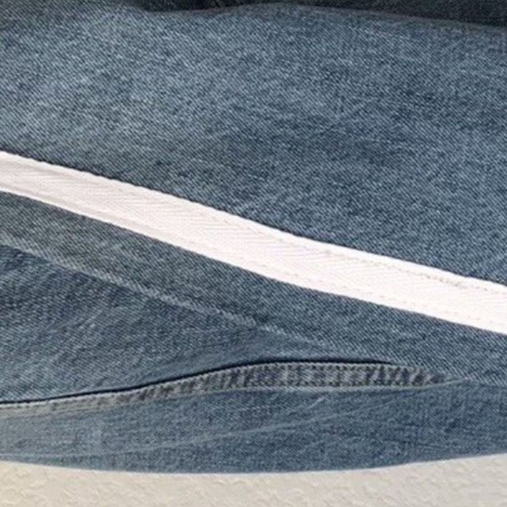 Boyfriend Denim Jacket Mid-Wash  Large - Picture 5 of 6